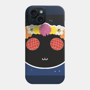 Mothman flower Crown starry night Phone Case