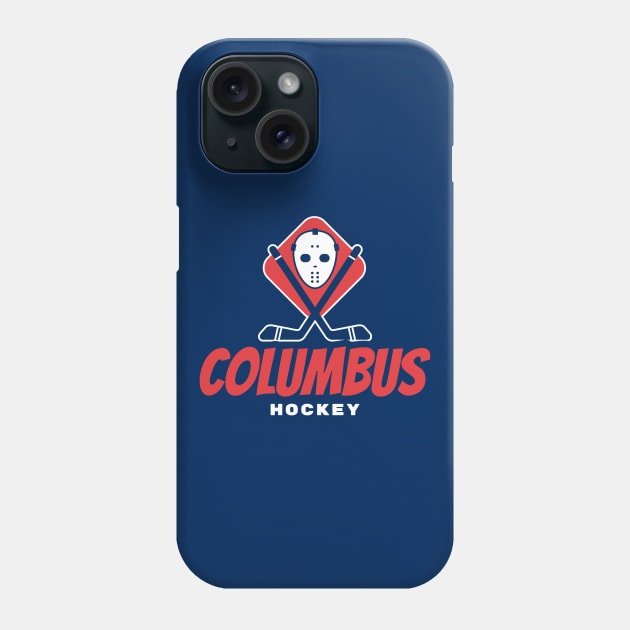 columbus blue jackets hockey Phone Case by BVHstudio