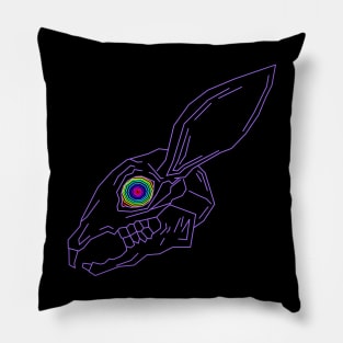 The Creepy Hare Pillow