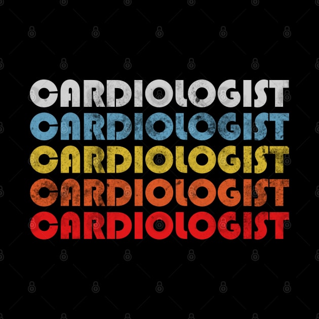 Cardiologist gift retro design. Perfect present for mom dad friend him or her by SerenityByAlex