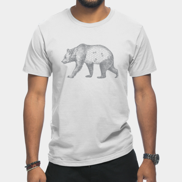 Discover Honeycomb Bear - Illustrative - T-Shirt