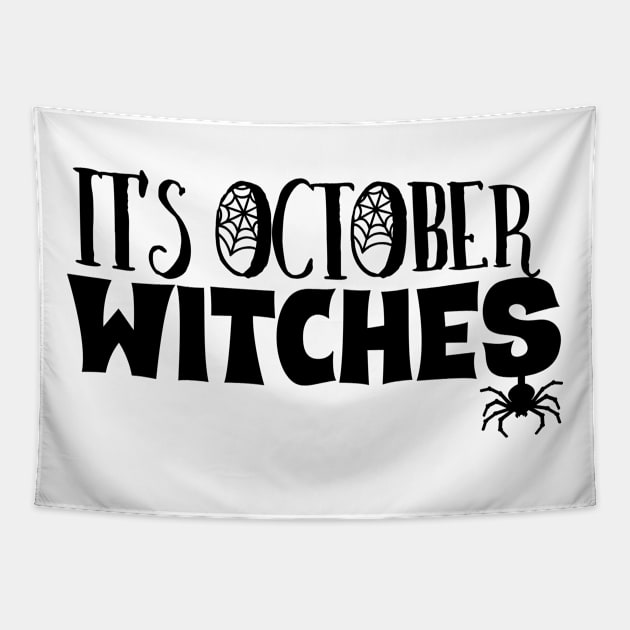 It's October witches Tapestry by Coral Graphics