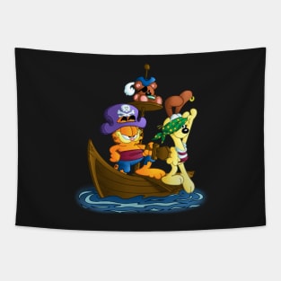 Ahoy Matey Halloween Tapestry