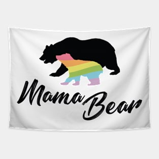 Mama Elephant Mother's Day Gay LGBT Mom Heart Gift Tapestry