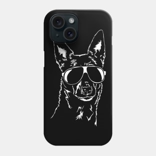 Funny Proud Australian Kelpie sunglasses cool dog Phone Case