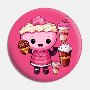 kawaii Ice cream  T-Shirt cute Candy food gilrl Pin