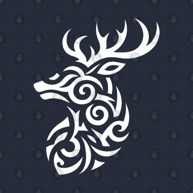 deer head motif by EKLZR