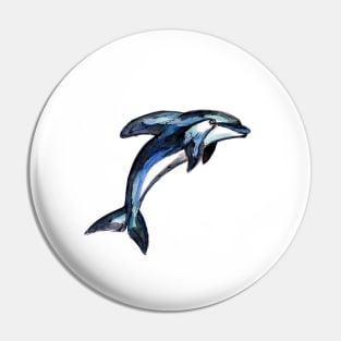 Blue Dolphin Pin