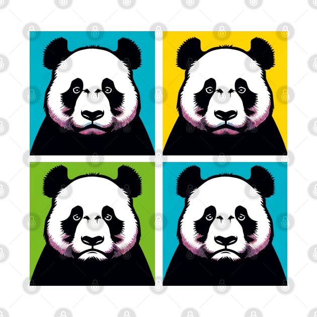 Pop Frown Panda - Funny Panda Art by PawPopArt