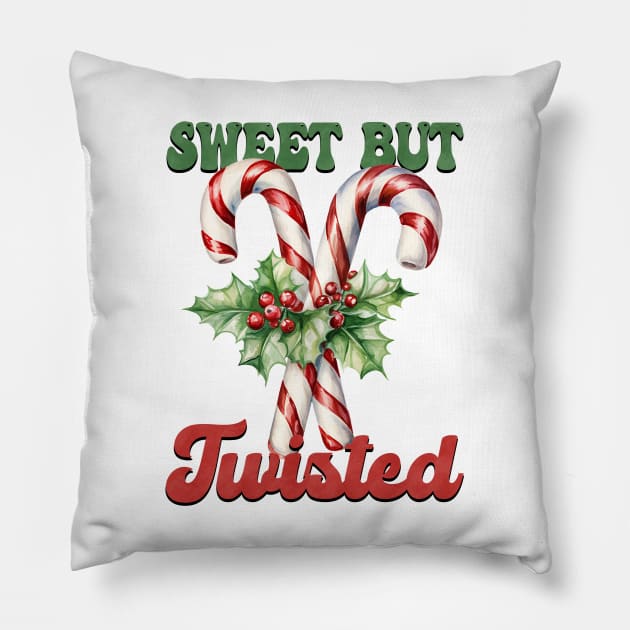 Sweet but twisted Pillow by MZeeDesigns
