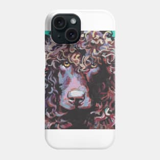 Irish Water Spaniel Fun Dog bright colorful Pop Art Phone Case