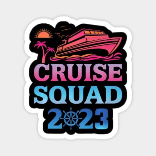 Family Cruise Squad 2023 Family Matching Group Squad Trip Magnet