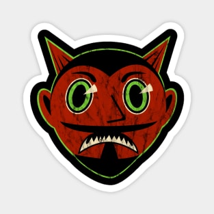 Vintage Halloween Red Devil Magnet