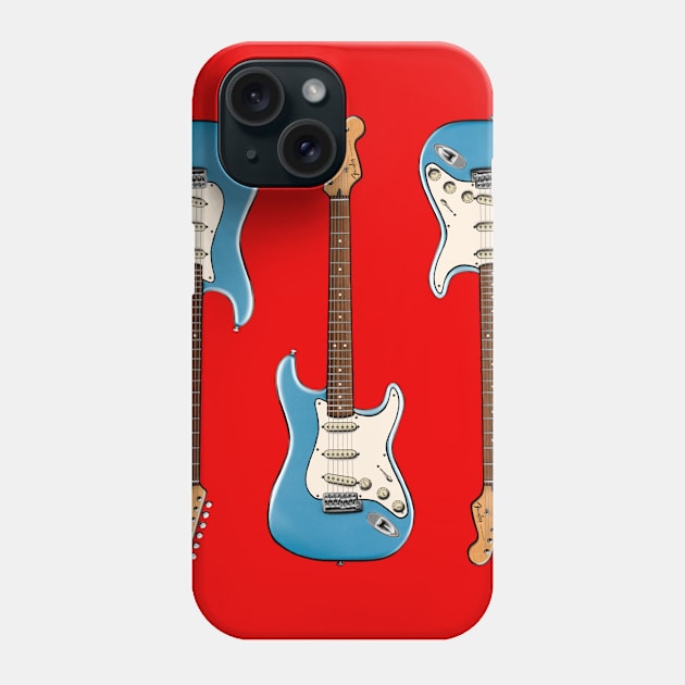 Triple Opal Spark Stratocaster Phone Case by saintchristopher