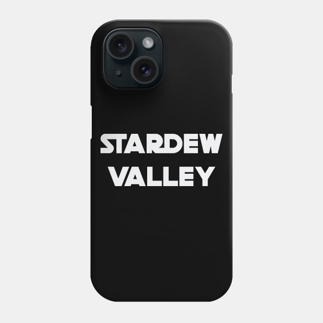 Stardew Valley S t a rwars inspired logo Phone Case by Madelyn_Frere