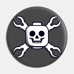 Lego Skull and Bones Pin