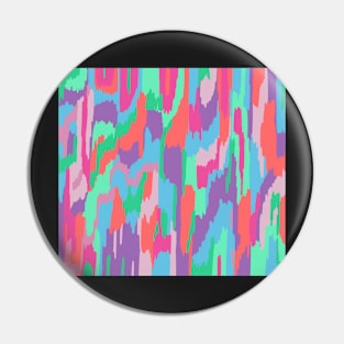 Bold Colorful Abstract Art Print Pin