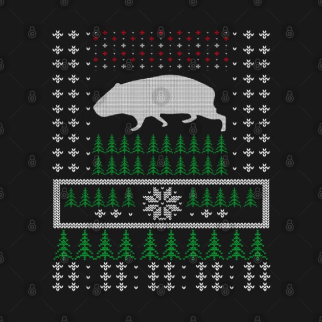 Guinea Pig Ugly Christmas Sweater Gift by uglygiftideas