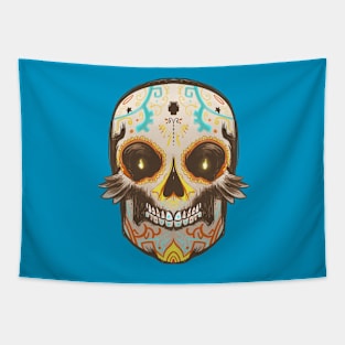 Day of the Dead Sugar Skull Tapestry