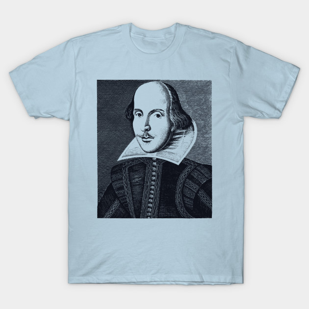 Discover William Shakespeare Portrait - Shakespeare - T-Shirt