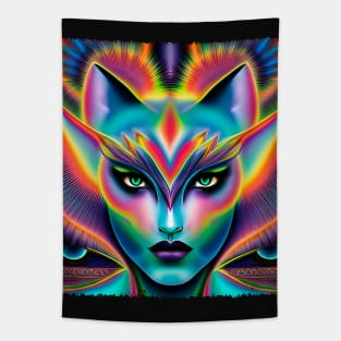 Catgirl DMTfied (29) Tapestry