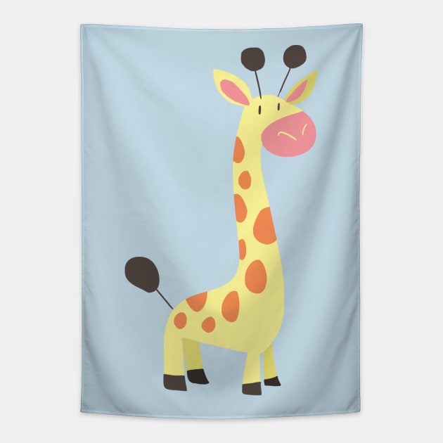 Cute Giraffe Tapestry by saradaboru