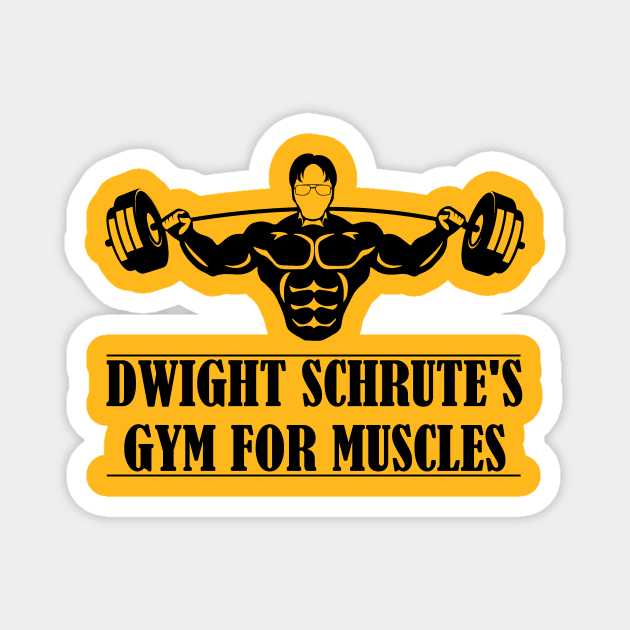 Dwight Schrute’s Gym for Muscles Magnet by DWFinn