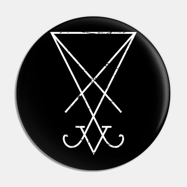 Symbol Of Lucifer | Occult Satanic Pin by MeatMan