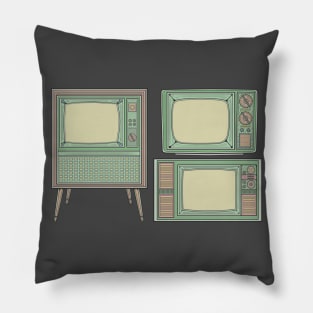 Green Classic Television Pillow