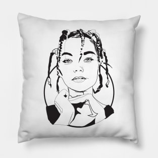 Bjork 90s vibes Pillow