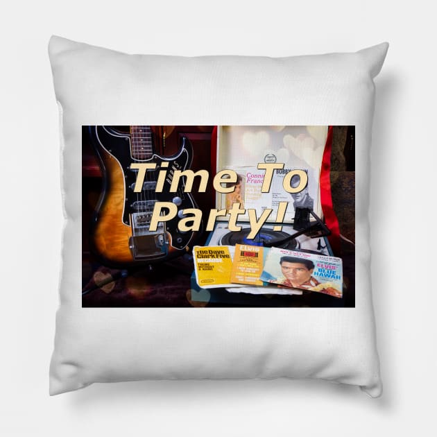 Time To Party! Pillow by Robert Alsop