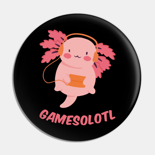 Funny Gamesolotl Gamer Axolotl Fish Playing Video Games Lizard