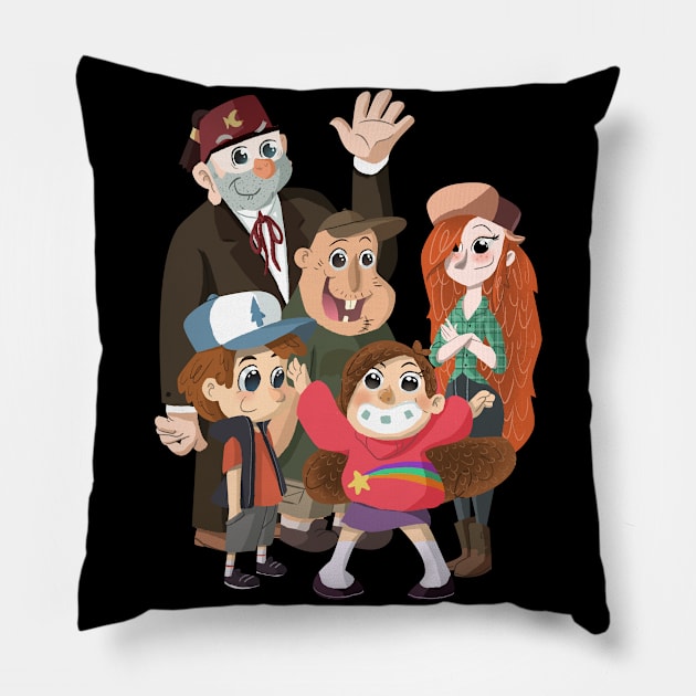 Gravity Falls Pillow by davidpavon