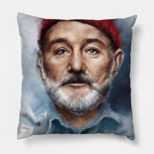 Steve Zissou Pillow by dmitryb1