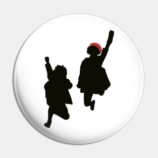 Matilda Revolting Children Red Beret Girl and Bruce Pin