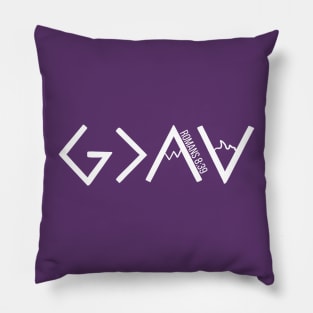 God is Greater Pillow