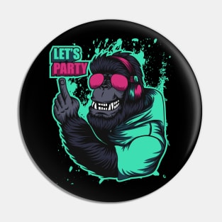 Let's Party Design Pin