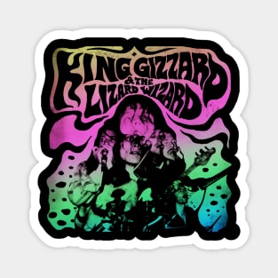 King Gizzard & Lizard Wizard Rainbow Magnet