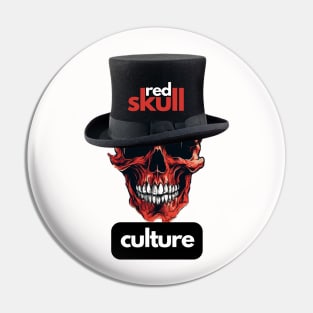 Red Skull Culture, Festival t-shirt, Unisex t-shirt, tees, men's t-shirt, women's t-shirt, summer t-shirt, trendy t-shirt, tees with hats Pin