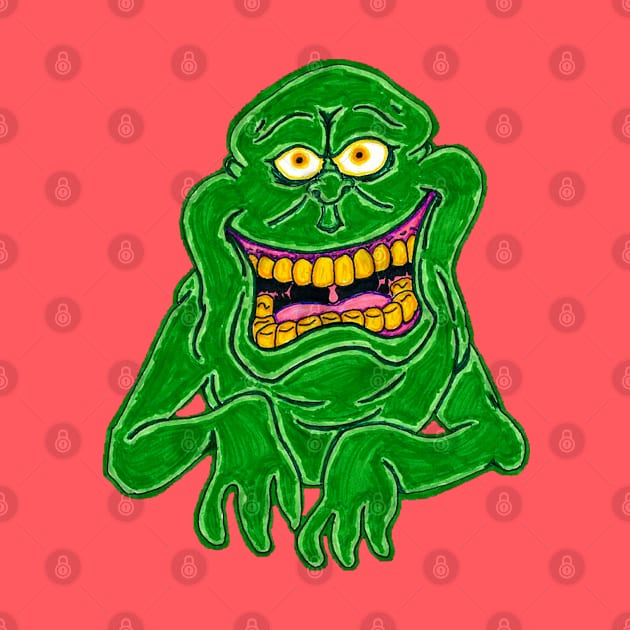 Slimer by sdghostbusters