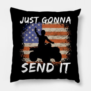 Just Gonna Send It Off Road ATV Pillow