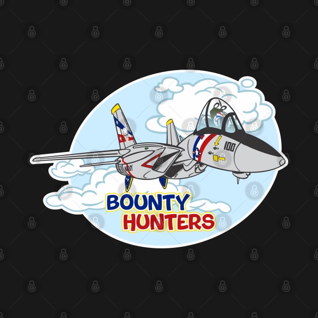 Tomcat Cartoon VF-2 Bounty Hunters by MBK