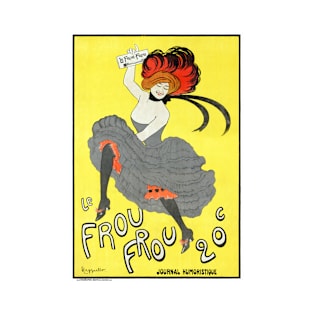 Vintage Travel Poster France Le Frou Frou T-Shirt