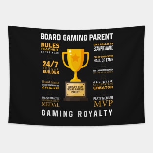 Board Gaming Parent Royalty - Board Game Inspired Graphic - Tabletop Gaming  - BGG - Fathers & Mothers Day Tapestry