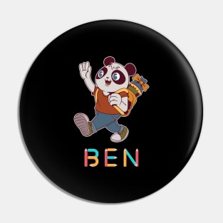 Einschulung Panda Ben Pin