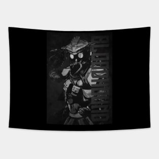 Bloodhound BW Tapestry