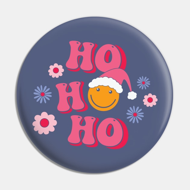 Groovy Christmas Ho Ho Ho Pin by Asilynn