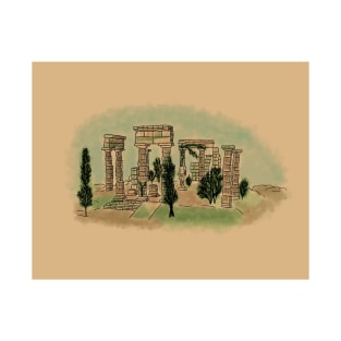 Mountain Temple of Poseidon T-Shirt