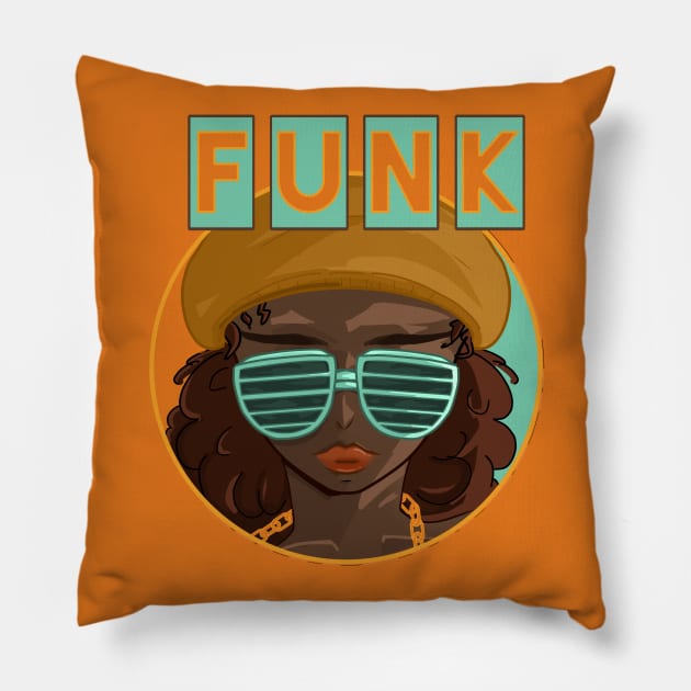 F U N K Pillow by Sarri