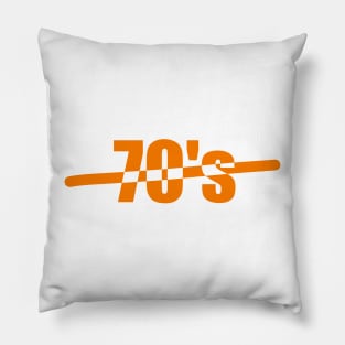 70's (seventies), Celebrating the age of 70, the seventies or your 70's Pillow